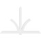 Ekena Millwork Redmond Architectural Grade PVC Gable Bracket, 108"W x 72"H x 4"D x 6"F, 16/12 Pitch GBP108X72X0406RED00 - alternate 3